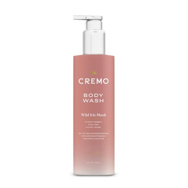 Cremo Skin Moisturizing Wild Iris Musk Women's Body Wash, Notes of Citrus Sorbet, Wild Iris, and Fluffy Musk, 16 Fl Oz