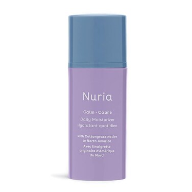 Nuria - Calm Daily Moisturizer for Face, Fragrance-free Face Moisturizer for Sensitive Skin, With Cotton Grass, Shea Butter, and Cocoa Butter, 30mL/1 fl oz