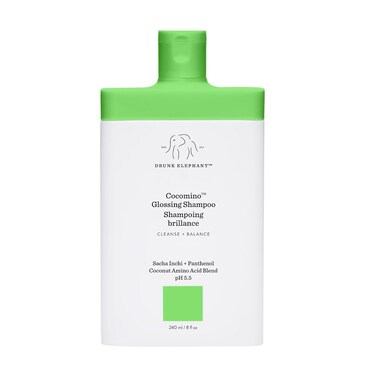 Drunk Elephant Cocomino Glossing Shampoo. Sulfate-Free and Color-Safe Gentle Shampoo for Hair and Scalp (240 mL / 8 Fl Oz)