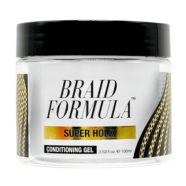 EBIN NEW YORK Braid Formula Conditioning Gel, Super Hold, 3.53 Oz   Great for Braiding, Twisting, Edges, No Residue, No Flaking, Strong Hold, High Shine, Smoothing with Clean, No Build-up