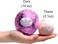 Enliven Me Lavender Bath Bomb with Necklace Created with Crystal Extra Large 10 oz. Made in USA