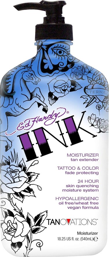 Ed Hardy INK Tattoo &amp; Color Fade Moisturizer Tan Extender 18.75 Ounce