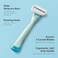Dorco EVE3 Razors - Extra Smooth Shaving with 1 Handle &amp; 2 Blade Refills, 3 Curved Blades, Flexible Aloe Vera Moisture Bar, Interchangeable Cartridge for Sensitive Skin