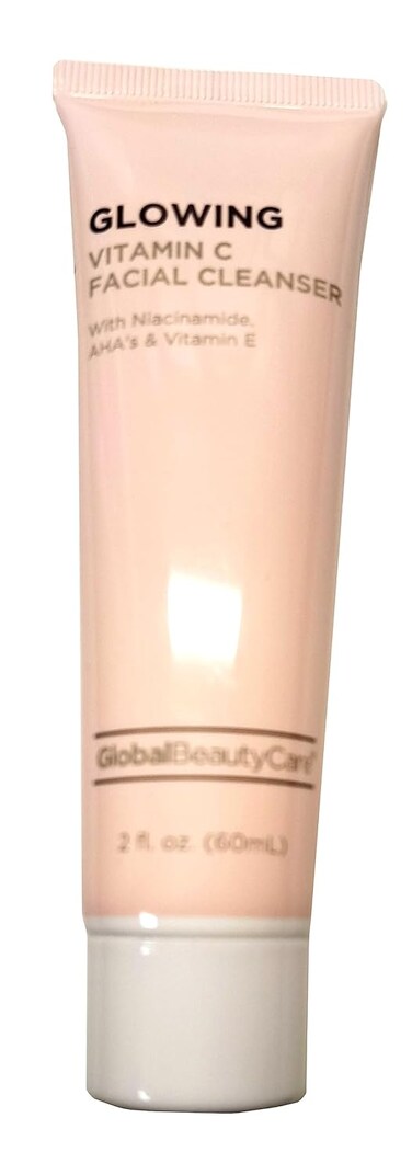 Global Beauty Care Glowing Vitamin C - Facial Cleanser with Niacinamide, AHA &amp; Vitamin E 2fl oz 60ml