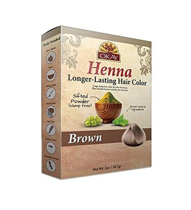 OKAY HENNA LONGER LASTING COLOR Brown 50gr
