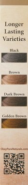 OKAY LONGER LASTING HENNA COLOR BLACK 50gr / 2oz