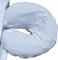 Poly Cotton Massage Face Rest Cover Cozies, Includes 4pcs (White)