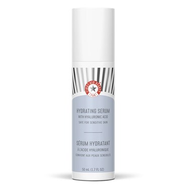 First Aid Beauty - Hydrating Serum with Hyaluronic Acid, Provides 24 Hours of Hydration, Lightweight Formula with Squalane &amp; Colloidal Oatmeal, Safe for Sensitive Skin, 1.7 oz