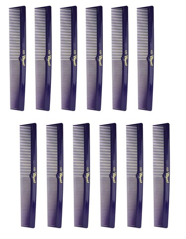 7 Inch Hair Cutting Combs. Barber&rsquo;s &amp; Hairstylist Combs. Purple 1 DZ.