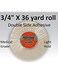 3m Clear 1522 Tape 3/4" X 36 Yard = Double Side Adhesive