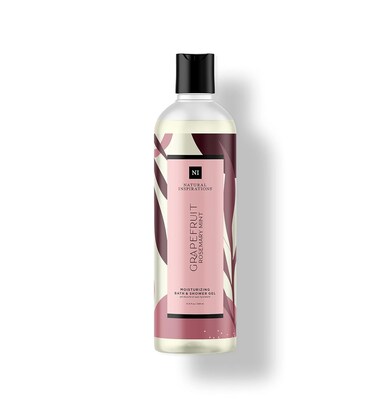 Natural Inspirations Grapefruit Bergamot Moisturizing Bath &amp; Shower Gel 12.5oz