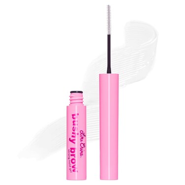 Lime Crime Bushy Brow Gel, Clear (Crystal Clear) - Volumizing, Long Lasting &amp; Strong Hold That Tints, Tames &amp; Adds Texture - Eyebrow Mascara Gel - Vegan &amp; Cruelty-Free