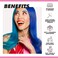 Lime Crime Bushy Brow Pomade Pencil, Anime (Candy Blue) - 2-in-1 Brush &amp; Pomade Pencil Gives Eyebrows Volume &amp; Texture - Long-Lasting, Volumizing, Defining &amp; Smudge-Proof - Vegan, Cruelty-Free