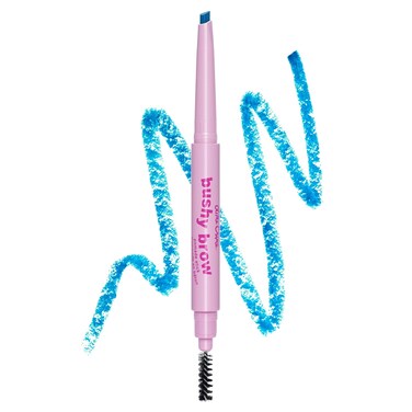 Lime Crime Bushy Brow Pomade Pencil, Anime (Candy Blue) - 2-in-1 Brush &amp; Pomade Pencil Gives Eyebrows Volume &amp; Texture - Long-Lasting, Volumizing, Defining &amp; Smudge-Proof - Vegan, Cruelty-Free