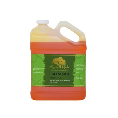 1 Gallon - Premium Calendula Herbal Infused Oil - Pure Natural Organic Skin Hair Body Care