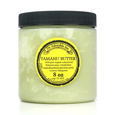 Dr Adorable - 8 oz - Tamanu Butter - Unrefined Pure Natural Premium Organic Cold Pressed Raw
