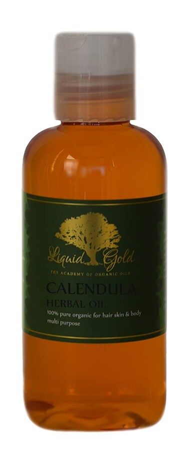 4 oz - Premium Calendula Herbal Infused Oil - Pure Natural Organic Skin Hair Body Care