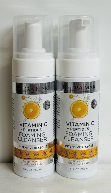 Hyydra mar vitamin c foam cleanser