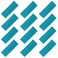 Kenz Laurenz 3" Wide Cotton Headbands Pack Stretch Elastic Yoga Soft and Stretchy Sports Sweatbands Fashion Headband for Teens Women Girls Men (12 pc Headbands, Teal)