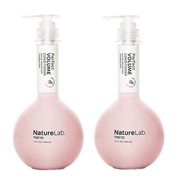 NATURELAB. TOKYO Perfect Volume Conditioner: Lightweight Hair Conditioner, Build Lift, and Body to Flat, Fine, or Limp Hair I 11.5 FL OZ / 340ml (2 Pack)   $38 VALUE