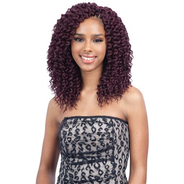 Freetress Braids DEEP TWIST 10" (99J) - Synthetic Hair Crochet Braid