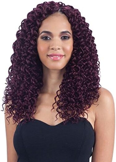 BEACH CURL 12" (1B Off Black) - Freetress Synthetic Crochet Braid