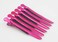12 Pcs Dividing Hot Pink Hair Styling Premium Rustproof Metal Alligator Curl Sectioning Clips with Holes