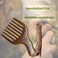 Hair/Beard Pick/Comb &ndash; Made Of One Whole Piece Of Natural Green Sandal Wood With Fantastic Handle (Wide Tooth)
