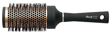 Diane Gold Thermal Hair Brush with 2-Inch Ceramic Barrel for Blow Drying and Styling Curly Hair, Lightweight, Easy to Use for Professional or At-Home Styling