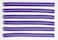 Diane DER002 Twist-flex Rods, Purple, 7/8 Inch 10 Pack