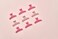 Diane Large Butterfly Clamps for Sectioning, Haircutting, Blow Drying, Butterfly Hair Clips for Women and Girls, 3.25&rdquo;, Light Pink and Dark Pink (9 Pack)