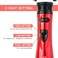 Hot Air Brush Styler and Dryer,Rotating Hair Dryer Brush for Salon at Home,2-in-1 Electric Rotating Hair Curlyer Comb for Stylish Vibrant Curly Hair (Red)&hellip;