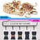 CEE 150 Pcs Hair Clip Display Cards with Self-Seal Bags, Paper Cardboard Holders for Hair Bows, Barrettes, and Accessories Organizing
