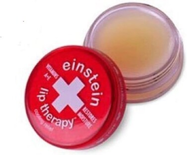 Einstein Lip Balm Therapy Cooling Lip Relief with Vitamins A &amp; E.( Pack of 5)