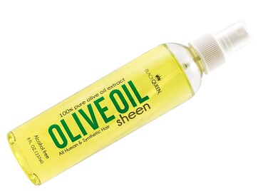 Black Queen Olive Oil Sheen Spray for Locs, Dreadlocks, Twists, Braids, Cornrows, 4C Hair - Moisturizing, Refreshing - 2 oz- Made in the USA (Pack of 1)