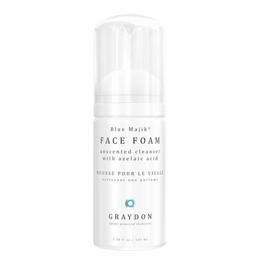 Graydon Face Foam Cleanser with Azelaic Acid I Cleanses, &amp; Smoothes Skin I Removes Impurities, Hydrates &amp; Softens, Nourishes Skin for Youthful Look Unscented Fragrance Free 100ml/ 3.4oz