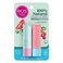 eos 100% Natural Lip Balm Sticks- Watermelon Fros&eacute; and Lychee Martini   Dermatologist Recommended for Sensitive Skin   All Day Moisture   0.14 oz   2-Pack