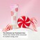 eos Holiday Lip Treatment Gift Set- Candy Cane Swirl Lip Scrub &amp; 24H Moisture Super Balm, Limited-Edition Lip Care, Stocking Stuffers, 2-Pack