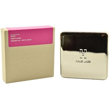 HAUS LABS BY LADY GAGA Color Fuse Talc-Free Powder Blush with Fermented Arnica Dragon Fruit Daze
