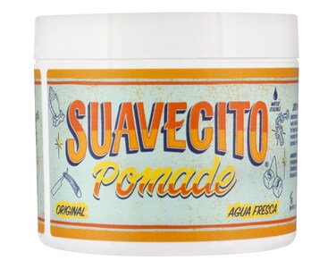 Suavecito Agua Fresca Original Hold Pomade 4 oz, Spring Edition 1 Pack - Medium Shine Water Based Wax Like Flake Free Hair Gel - Easy To Wash Out - All Day Hold For All Hairstyles