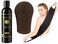 Tan Physics Sunless Tanner 8oz with Tanning Mitt &amp; Back Applicator &ndash; Self Tanning Lotion &ndash; Instant Tanning Lotion for Face &amp; Body &ndash; Natural Self Tanner for Streak-Free, Long-Lasting Glow