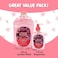 SIMPLE PLEASURES Premium Hand Soap Refills - Cherry Blossom Scent, 7.9 oz Bottle with Jumbo 59 oz Refill - Goodhousekeeping Seal Approved - Multiple Scents Available- Cherry Blossom Soap