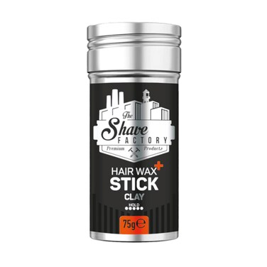 the shave factory Hair Wax Stick Clay, Long-Lasting Styling Wax for Smoothing &amp; Slick Finish on Hair Wigs - 2.7 Oz (75G) (1 Piece)