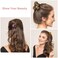12 Pack Small Hair Clips Hair Claw for Women Thin Fine Short Hair, 1.5 Inch Lolalet Cute Medium Size Jaw Clips Acrylic No Slip Hair Clamps Mini Banana Clips for Girls Kids -Style A