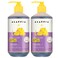 Alaffia Babies and Kids Shampoo and Body Wash, Gentle and Calming Support for Soft Hair and Skin with Shea Butter, Neem, and Coconut Oil, Fair Trade, Coconut Strawberry, 2 Pack &ndash; 16 Fl Oz Ea