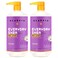 Alaffia Everyday Shea Body Lotion - Normal to Very Dry Skin, Moisturizing Support for Hydrated, Soft, and Supple Skin with Shea Butter and Lemongrass, Fair Trade, Lavender, 2 Pack - 32 Fl Oz Ea