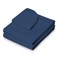 Saloniture 3-Piece Microfiber Massage Table Sheet Set - Premium Facial Bed Cover - Includes Flat and Fitted Sheets with Face Cradle Cover - Navy Blue