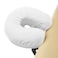 Saloniture 4-Pack Premium Microfiber Face Cradle Covers - Ultra Soft Fitted Massage Table Cradle Cover - White