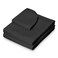 Saloniture 3-Piece Microfiber Massage Table Sheet Set - Premium Facial Bed Cover - Includes Flat and Fitted Sheets with Face Cradle Cover - Black