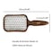 Natural Wooden Paddle Hair Brush- Eco-Friendly 100% Wood Detangling Hairbrush for Women Men and Kids - Reduce Frizz and Massage Scalp